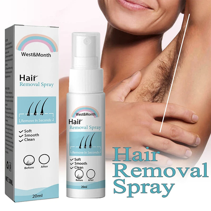 Hair Removal Spray Quickly Remove Hair From Intimate Areas Throughout Body Under Armpits Mild Fast Non Irritating Hair Removal Carafolli